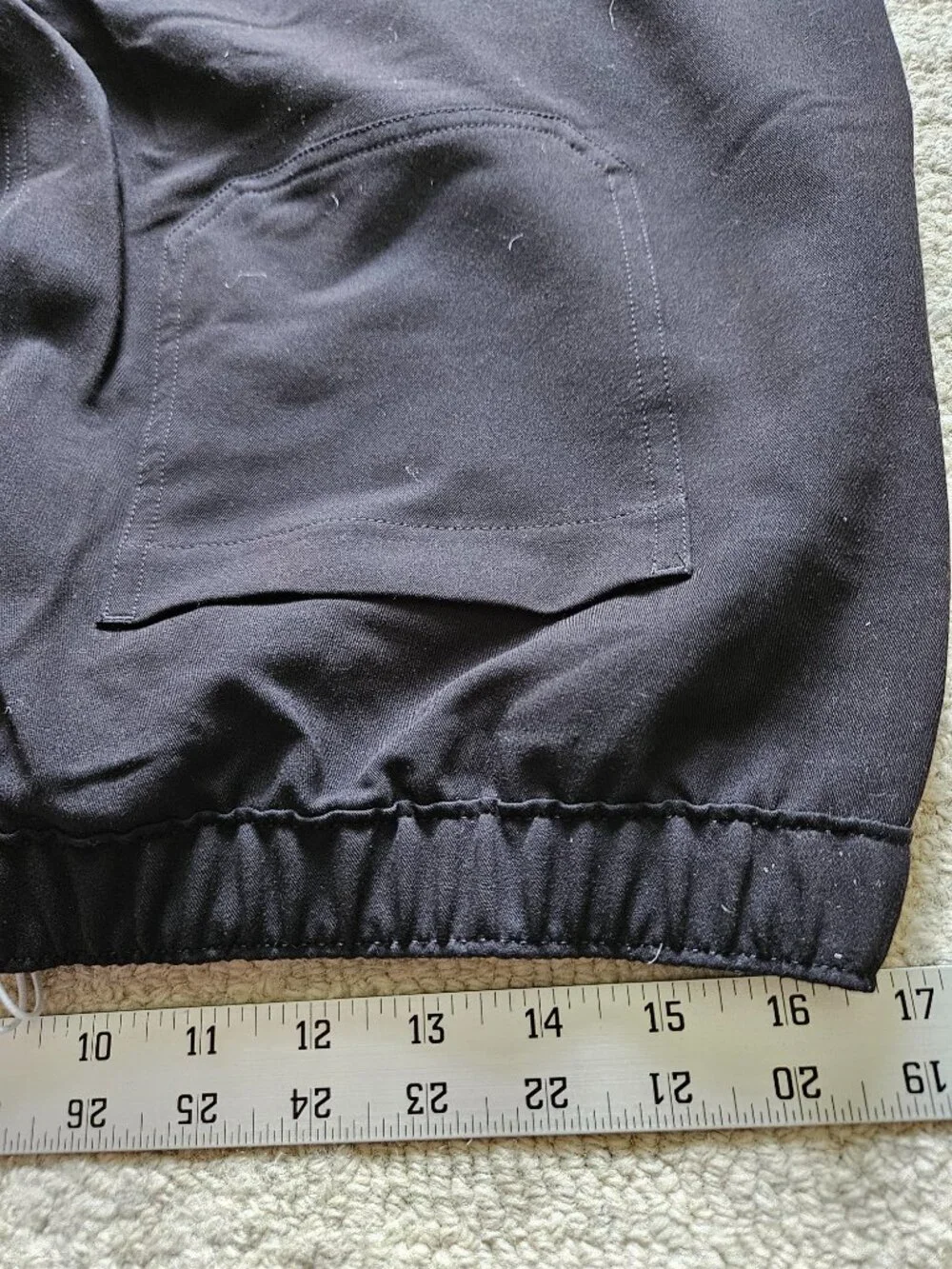 FIGS Pisco Straight Leg Scrub Pants Black Men's Large L Regular NEW Technical
